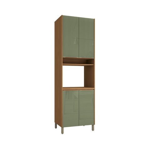Armário de Cozinha Torre Quente 4 Portas 70cm C/ Pes Cb1376 Vibra Kappesberg