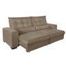 Sofá Retrátil e Reclinável 2,90m Suede Miami - 2