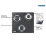 Cooktop Tramontina Brasil 3 Bocas – Bivolt - 2