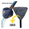 Esfregão de Limpeza Triangular Giratório Mop Rodo Vidro - 3