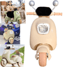 Moto Triciclo Eletrica Infantil Bang Toys Scooter Lemn 6v Bege - 4