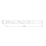 Broca para Aço 3.8x75 mm Tramontina em Aço Rápido HSS DIN 338 Tramontina - 2