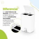 Ver imagem 3 de Lixeira de Pedal Dupla Branco 30L Trium ou
