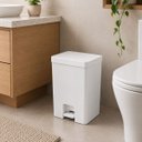 Ver imagem 1 de Lixeira de Pedal Dupla Branco 30L Trium ou