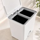Ver imagem 4 de Lixeira de Pedal Dupla Branco 30L Trium ou