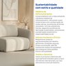 Sofá Modular 100cm com Braço Direito Orla CabeCasa MadeiraOriginals - 11