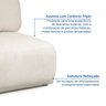 Sofá Modular 100cm com Braço Direito Orla CabeCasa MadeiraOriginals - 8