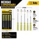 Ver imagem 7 de Jogo 5 Chave de Fenda Philips Mini Kit Multiuso Eletronica Celulares Ferramenta Profissional Precisa