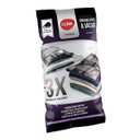 Ver imagem 1 de Kit 5 Saco Organizador Vácuo Edredom Cobertor Roupas 60x80cm