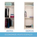 Ver imagem 3 de Kit 5 Saco Organizador Vácuo Edredom Cobertor Roupas 60x80cm