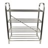 Sapateira Prateleira 4 Andares Inox 12 Pares Tenis Sapato Sandalia Calçado Sapatilha Organizador Cas - 11
