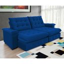 Ver imagem 6 de Sofá Coliseu 2.00m Retrátil e Reclinável Super Pillow - Azul