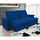 Ver imagem 2 de Sofá Coliseu 2.00m Retrátil e Reclinável Super Pillow - Azul