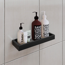 Ver imagem 5 de Kit Acessórios de Banheiro Toalheiro Saboneteira Papeleiro Porta Shampoo Gancho 6 Peças - Preto