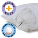 Ver imagem 4 de Kit 3 Travesseiro Antialérgico Percal 180 Fios Ecoplumas Fibra Siliconada Macio Lavável 50x70x14cm B