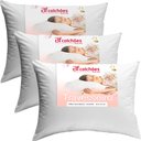 Ver imagem 1 de Kit 3 Travesseiro Antialérgico Percal 180 Fios Ecoplumas Fibra Siliconada Macio Lavável 50x70x14cm B