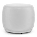 Ver imagem 5 de Conjunto 02 Puffs Decorativos Orgânicos Molly Couríssimo Branco - Desk Design Cor Branco