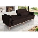 Ver imagem 5 de Sofá Cama Rivieira 2.50m - Marrom