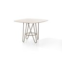 Ver imagem 3 de Jogo de Mesa com 4 Cadeiras Aço Nobre Off White