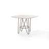 Jogo de Mesa com 4 Cadeiras Aço Nobre Off White - 3