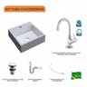 Kit Cuba Q395 com Torneira 1198 Metal e Válvula Click 1"g Sifão Pvc e Flexível Compace - 3