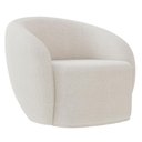 Ver imagem 2 de Sofá 2 Lugares Living 160cm e 1 Poltrona Giratória Garbin K04 Bouclê Bege - Mpozenato