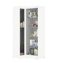 Ver imagem 4 de Armário Multiuso para Lavanderia Modulado 3 Portas com Pés Branco Aurora