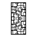 Ver imagem 3 de Painel Vazado Divisória Mdf Napoli Preto Decore Painéis e Divisórias 1,20x2,70m