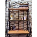 Ver mais imagens de prateleira 3 andares ferro madeira banheiro organizado artesanal rústico