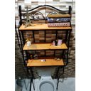 Ver imagem 7 de prateleira 3 andares ferro madeira banheiro organizado artesanal rústico