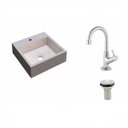 Ver imagem 2 de Kit Cuba Q395 com Torneira 1198 Metal e Válvula 1 Pol. Compace