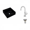 Ver imagem 2 de Kit Cuba Q395 com Torneira 1198 Metal e Válvula 1 Pol. Compace