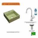Ver imagem 3 de Kit Cuba Q395 com Torneira 1198 Metal e Válvula 1 Pol. Compace