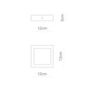 Ver imagem 3 de Plafon Led Sobrepor Branco 6w Luz Amarela 12cm Yamamura