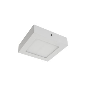 Plafon Led Sobrepor Branco 6w Luz Amarela 12cm Yamamura