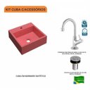 Ver imagem 3 de Kit Cuba Q395 com Torneira 1198 Metal e Válvula Click 1"b Pol. Compace