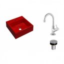 Ver imagem 2 de Kit Cuba Q395 com Torneira 1198 Metal e Válvula Click 1"b Pol. Compace