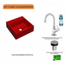 Ver imagem 3 de Kit Cuba Q395 com Torneira 1198 Metal e Válvula Click 1"b Pol. Compace