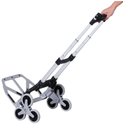 Ver imagem 1 de Carrinho de Carga 6 Rodas Sobe Escada Dobrável Compras 80kg