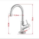 Ver imagem 7 de Kit Cuba Q395 com Torneira 1198 Metal e Válvula Click 1"G Pol. Compace