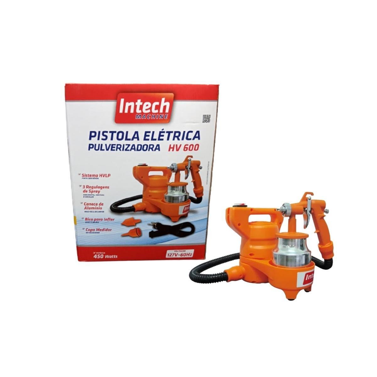 Pistola Elétrica Pulverizadora Hv600 - Intech