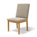 Ver imagem 3 de Kit com 4 Cadeiras Daniela Madeira Maciça Estofada para Mesa de Jantar Veludo Bege 102