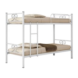 Beliche Tubolar em Aço Domus Reforçada para Pousadas, Alojamentos Branco - 2