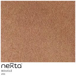Sofá Curvo 3 Lugares 180cm Eron Braço Esquerdo Bouclé Terracota - Nexta Casa - 4