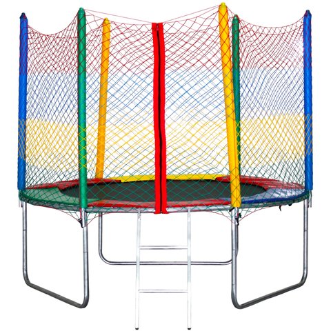 Cama Elástica Pula Pula 2,00 Fechamento Ziper Colorida 100% Nacional Suporta até 170kg