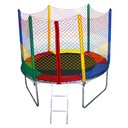 Ver imagem 4 de Cama Elástica Pula Pula 2,00 Fechamento Ziper Colorida 100% Nacional Suporta até 170kg