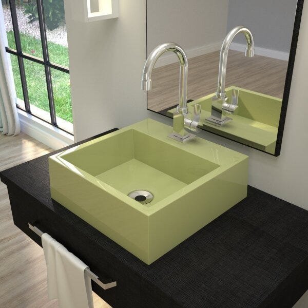 Kit Cuba Q395 com Torneira Luxo 1195 Metal e Válvula 1 Pol. e Sifão Pvc e Flexível Compace - 1