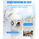 Ver imagem 4 de Câmera Ip Rotativa Speed Dome 355º Prova Dágua Wifi Hd 1080p