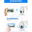 Ver imagem 7 de Câmera Ip Rotativa Speed Dome 355º Prova Dágua Wifi Hd 1080p