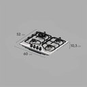 Ver imagem 2 de Cooktop 4 Bocas a Gás Electrolux Inox Experience Ke4xc bivolt